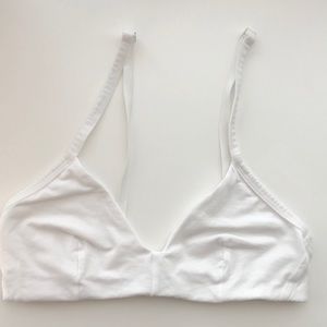 Everlane White Bralette size S
